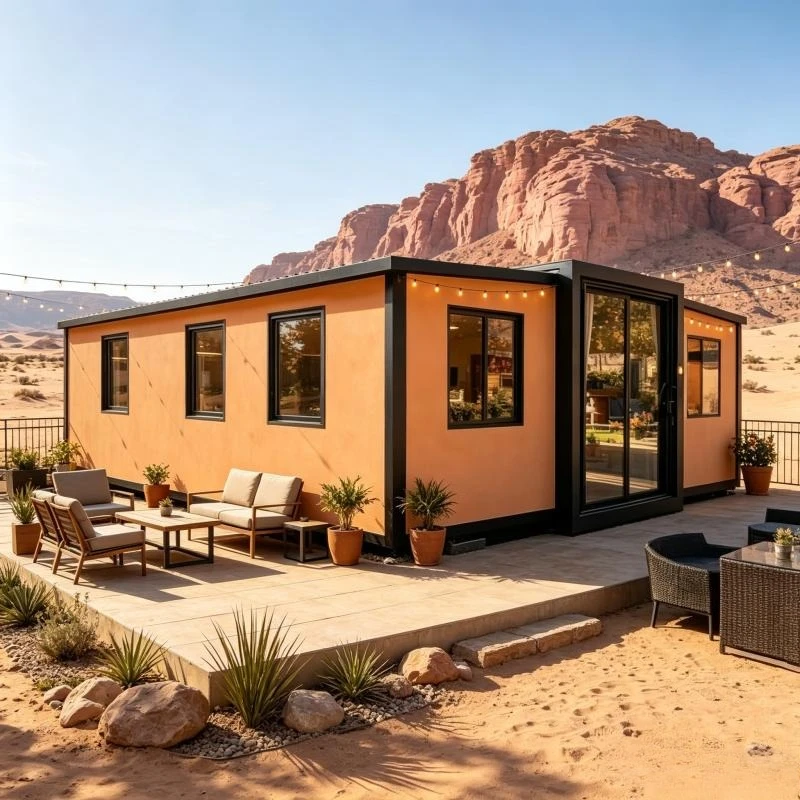 Scalable Modular Housing 20ft/40ft Steel-framed Container Houses, Customizable Layouts and Rapid Deployment Prefabricated Homes.