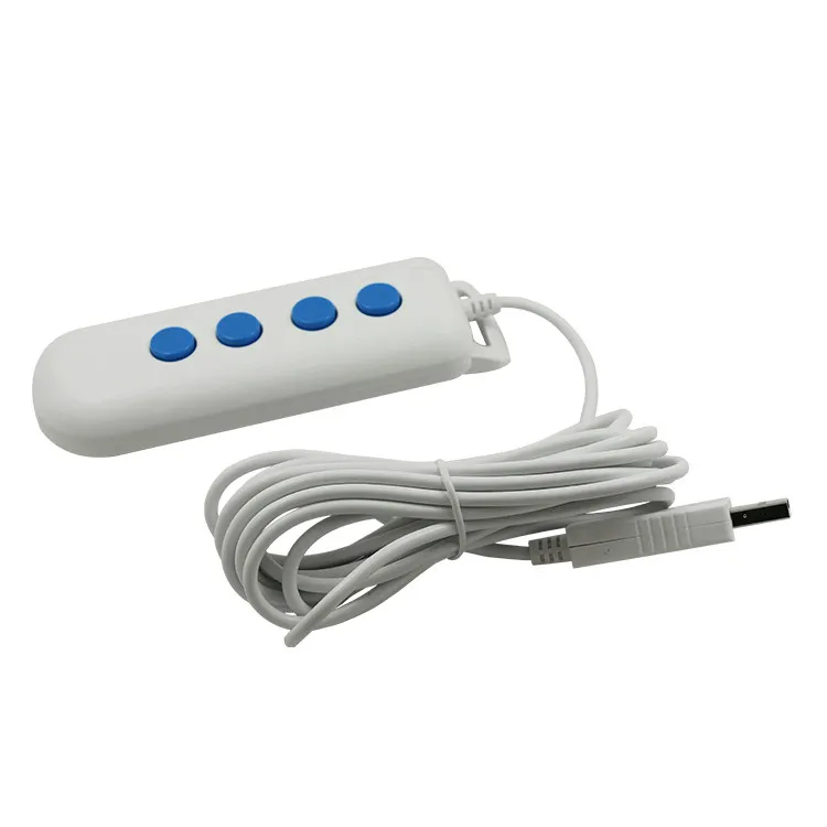 for Color ultrasound USB acquisition handle B ultrasonic hand press picture   switch, four buttons, color   picture   , Huahai