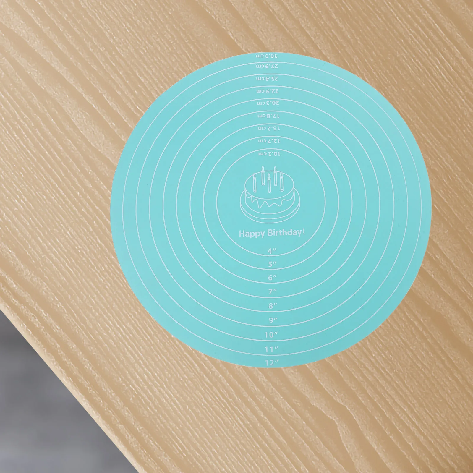 

4Pcs Round Silicone Baking Mats 30cm Nonstick Heat Resistant Pastry Pads for Dough Kneading Cookies Pizza Rolling Sheet