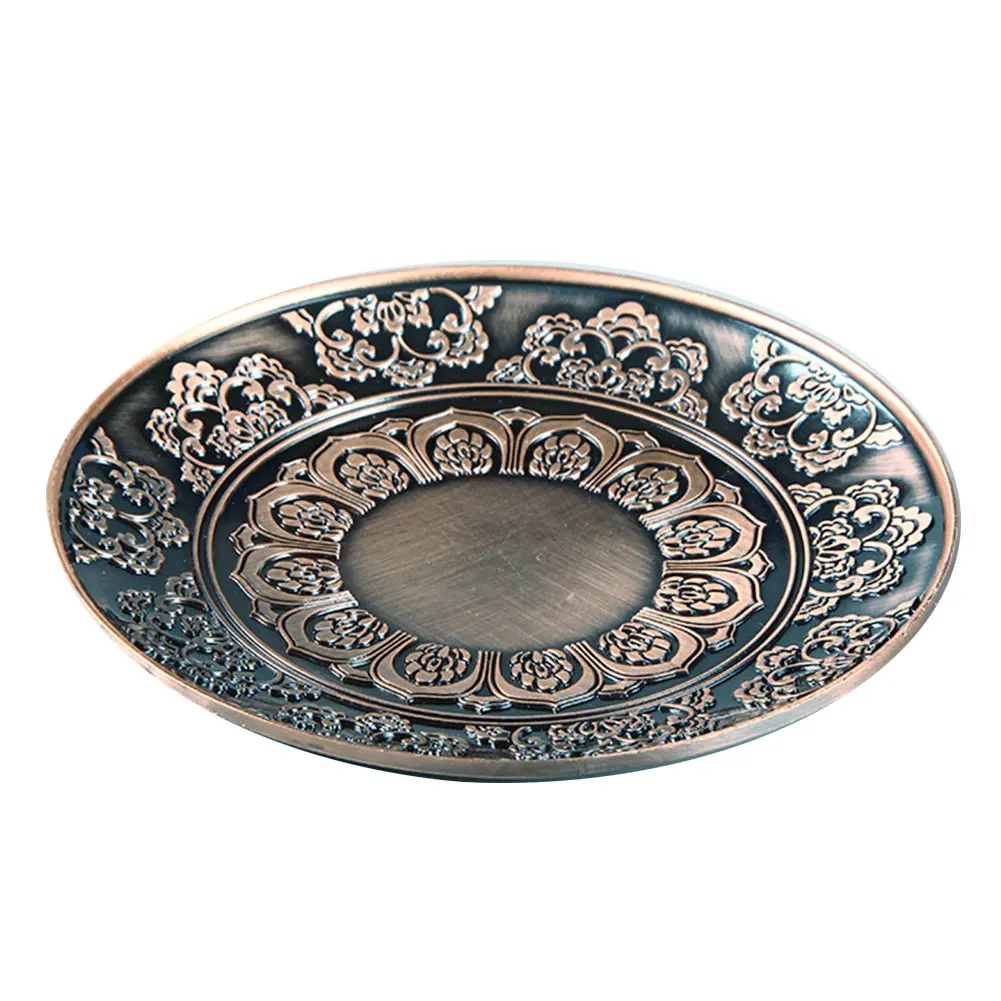 Incense Holder Home Decor Backflow Stick Burner Ash Catcher Vintage Aromatherapy Antique Copper Incense Burner Ornament Alloy