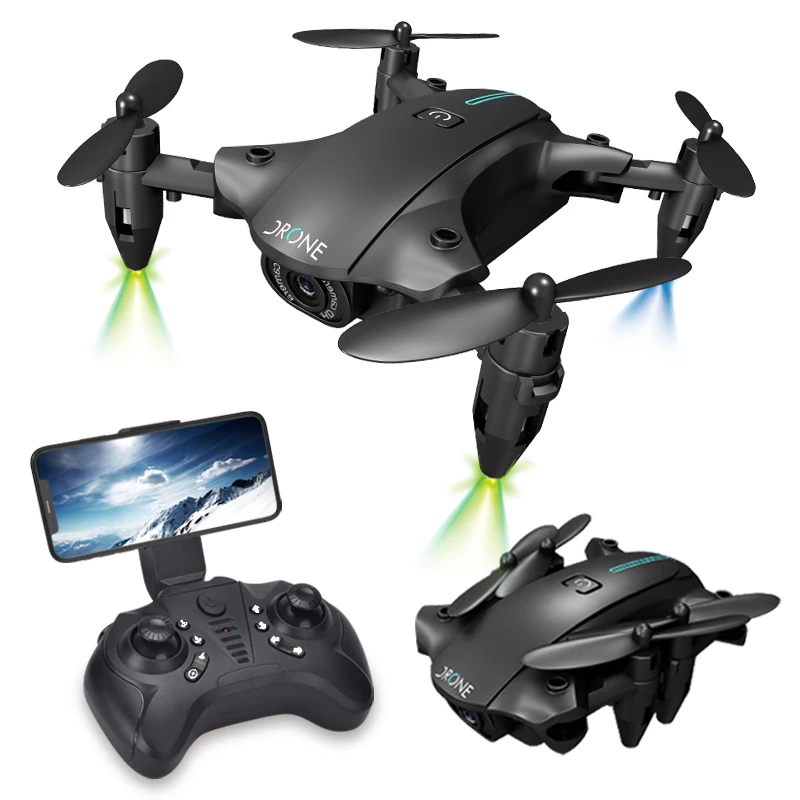 Yeni H2 Mini Drone 4K HD Kamera WiFi Gerçek Zamanlı Aktarım Katlanabilir Quadrotor 360 Derece Dönen Küçük RC Drone Oyuncak Çocuk Hediyesi