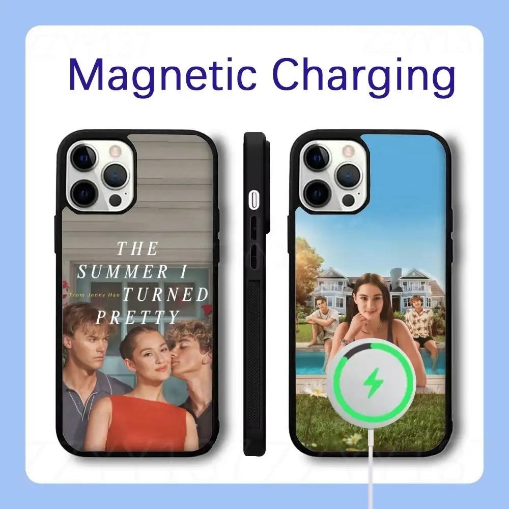 

The Summer I Turned Pretty Phone Case For iPhone 16,15,14,13,12,11,Pro,Max,Plus,Mini,SE Magsafe Magnetic Wireless Charging