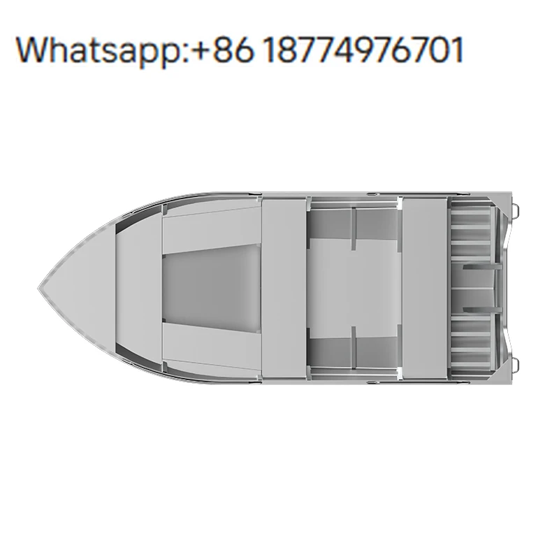 High Quality Portable Aluminum Boat for Recreational Rowing Fishing Diver Use-Eco-Friendly & Durable