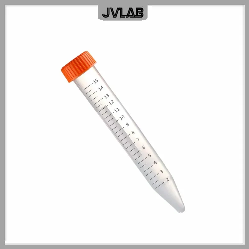 Conical Centrifuge Tube 15 mL Plastic Sample EP Tube PP Test Tube Bottom Tip / Round Pack of 12/pkK