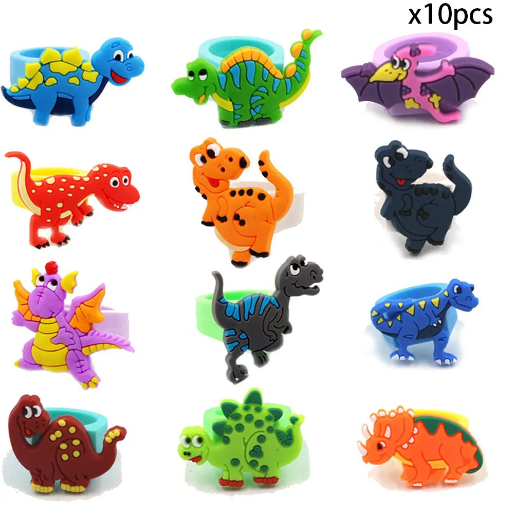 Suministros de fiesta con temática de dinosaurio para niños, suministros de fiesta de cumpleaños, premios de carnaval, rellenos de bolsas de Piñata