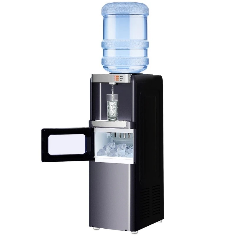 مكتب الأعمال المنزلية الماء البارد الماء الساخن صنع الثلج المدمج سطح المكتب موزع المياه آلة صنع الثلج