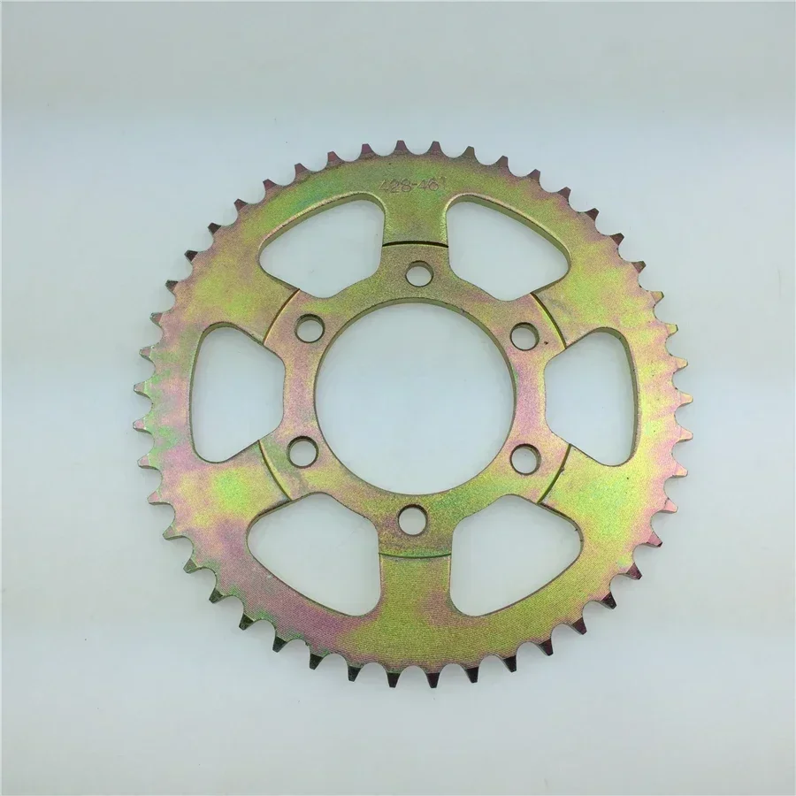 For off-road vehicles after Zongshen 200GY tooth plate 428 46 tooth sprocket rear sprocket 150GY-2