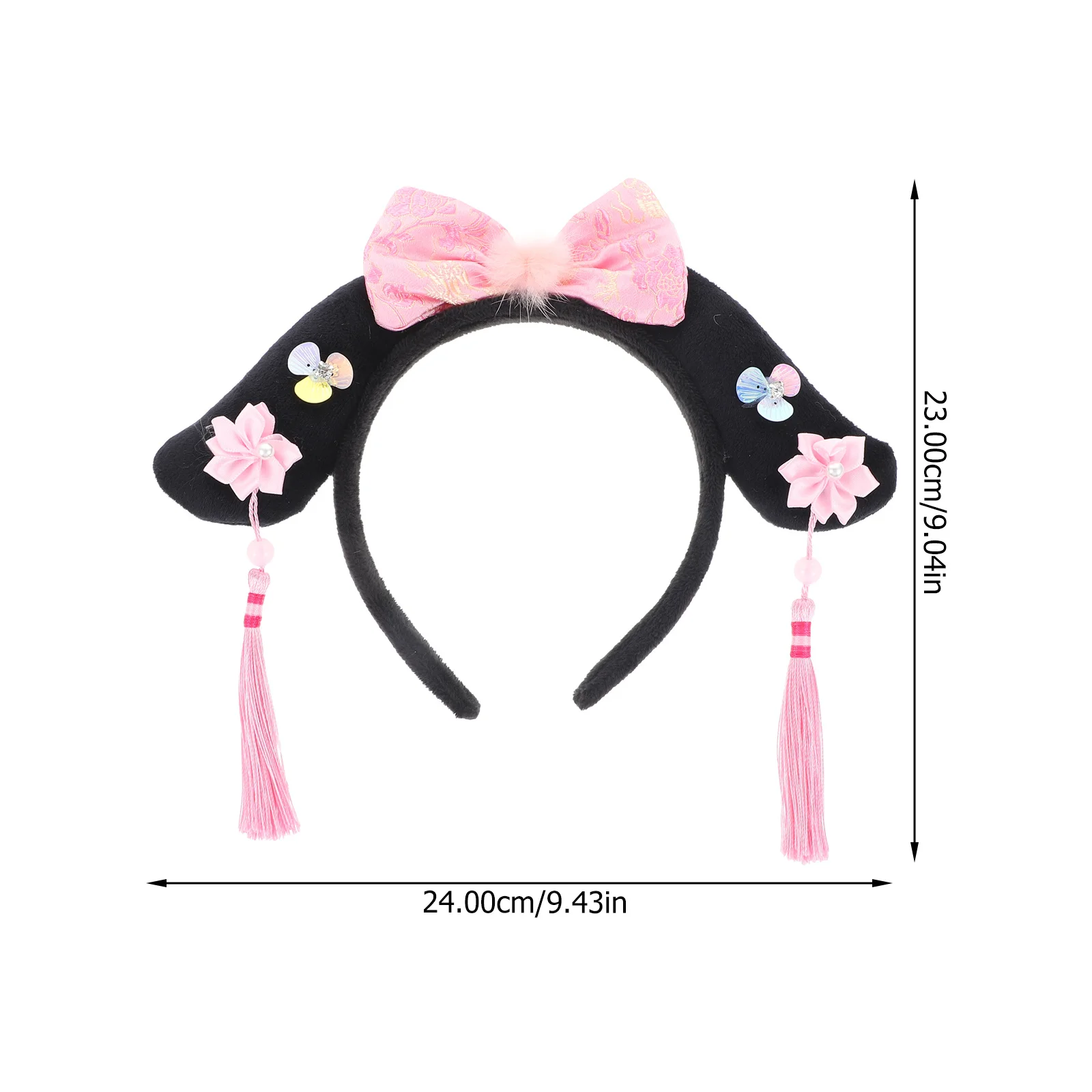 

Royal Hairband Chinese Style Elegant Hair Hoop for Women Party Festival Ceremony Dance Wear Lightweight Comfortable