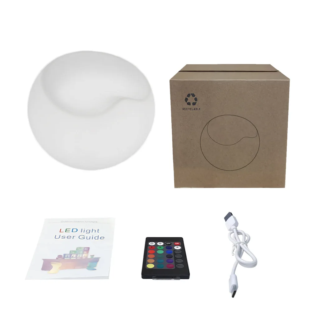 LED leuchtender wasserdichter Apfellampenhocker, intelligente kreative Mode