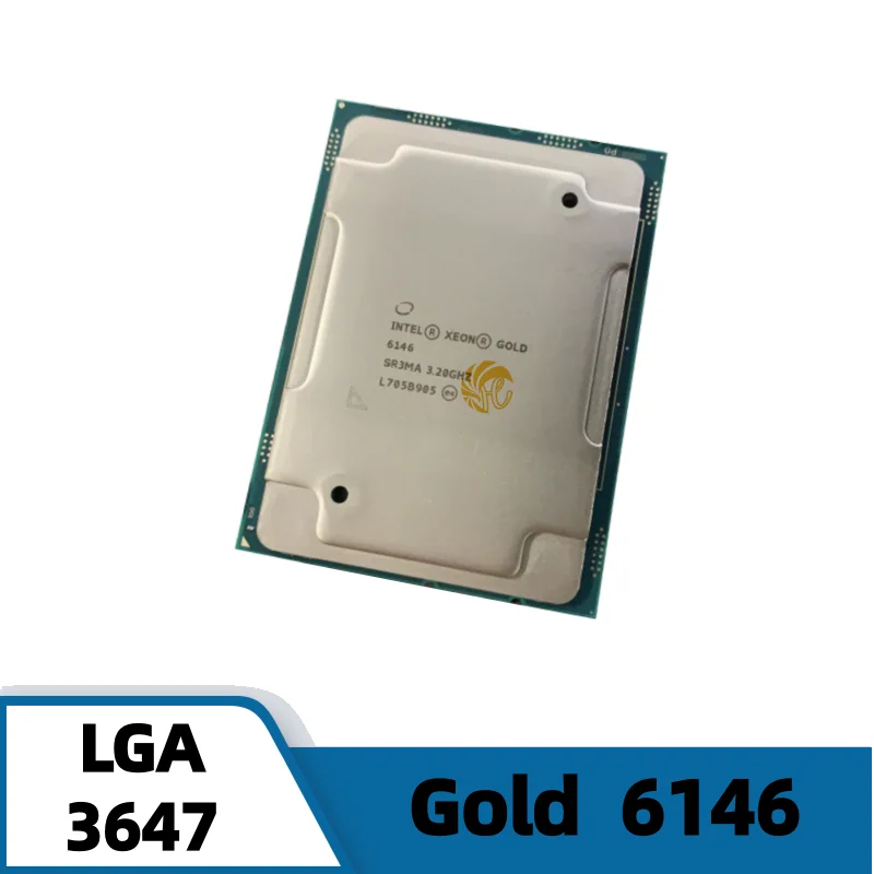 Xeon Gold 6146 12-Cores 24-Threads 3.2GHz  24.75MB 165W LGA3647 C621 6146