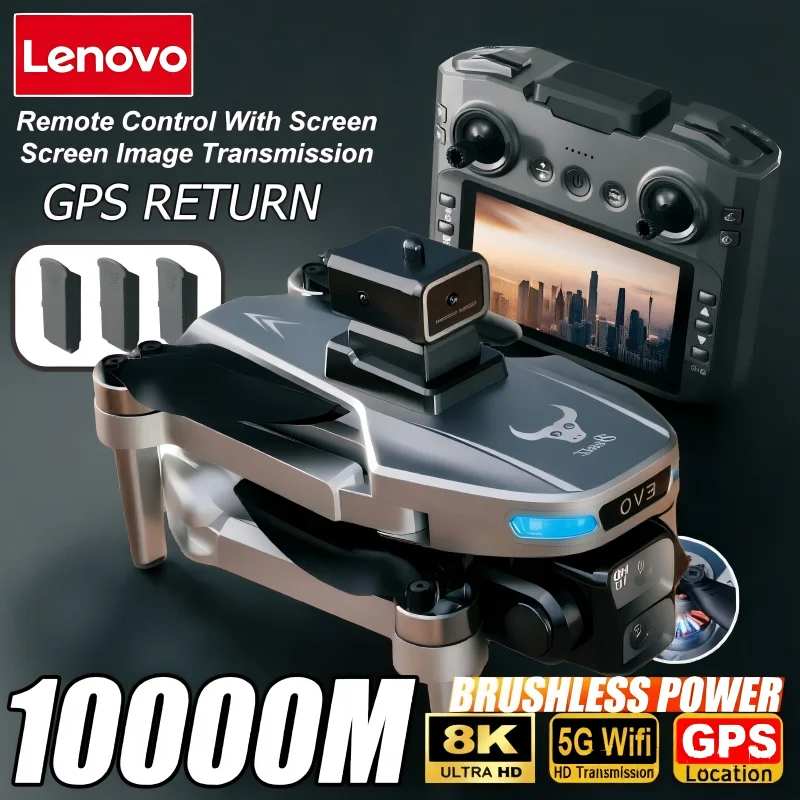 Lenovo SG901 MAX GPS Drone Professional 8K Aerial HD Avoiding Obstacle with Larger Screen Remote Control Folding Brushless Drone view 2
