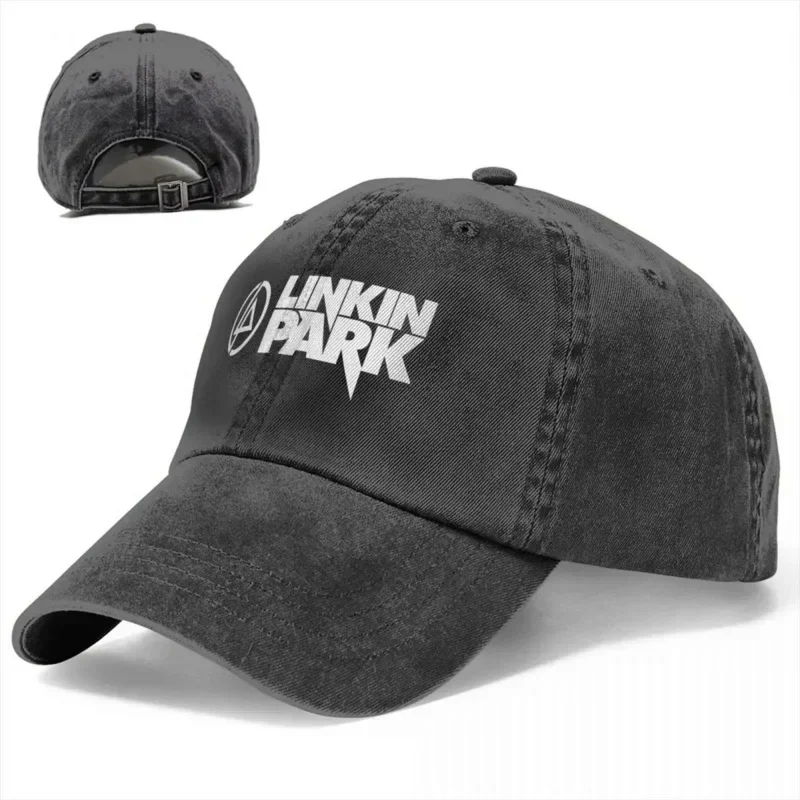 Linkinpark Rock Men Women Baseball Nu-Metal Distressed Washed Hats Cap Vintage Outdoor Activities Gift Headwear