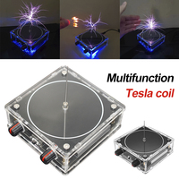 Music for Tesla Coil Speaker Bluetooth-Compatible Touchable Artificial Spark Arc Plasma Loudspeaker Scientific Experiment Tool