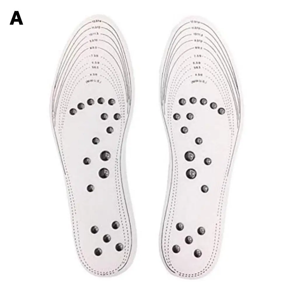 18 Magnets Magnetic Acupressure Massage Insoles Foot Therapy Reflexology Pain Relief Insoles For Women And Men Shoe Q2h4