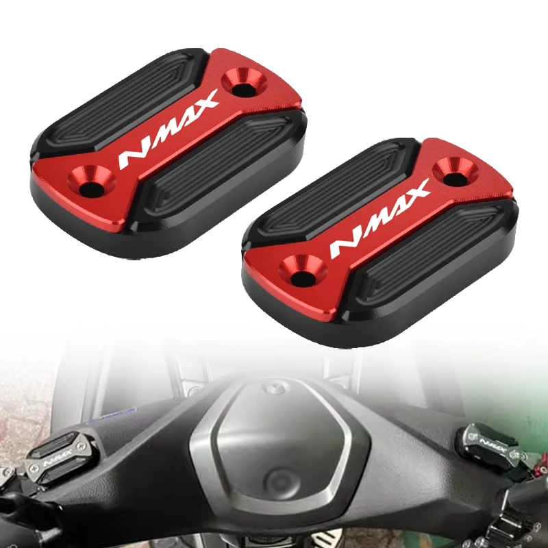 NMAX 125 155 Brake Fluid Cap Fit For YAMAHA NMAX125 NMAX155 2015-2023 Motorcycle Accessories Aluminum Alloy Brake oil Pump Cover