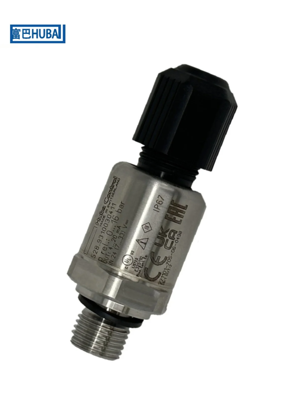 HUBA Fuba Pressure Sensor 528 Series -1 ... 0 – 60 Bar Transmitters