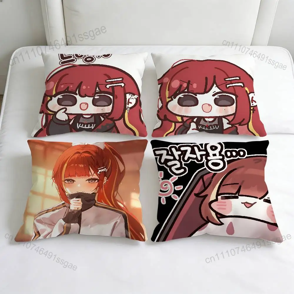 

A-Akane L-Lize Singer Cute Square Pillow Cover Decorative Throw Pillow Case for Sofa Couch Bed Home Car Living Room Decoration