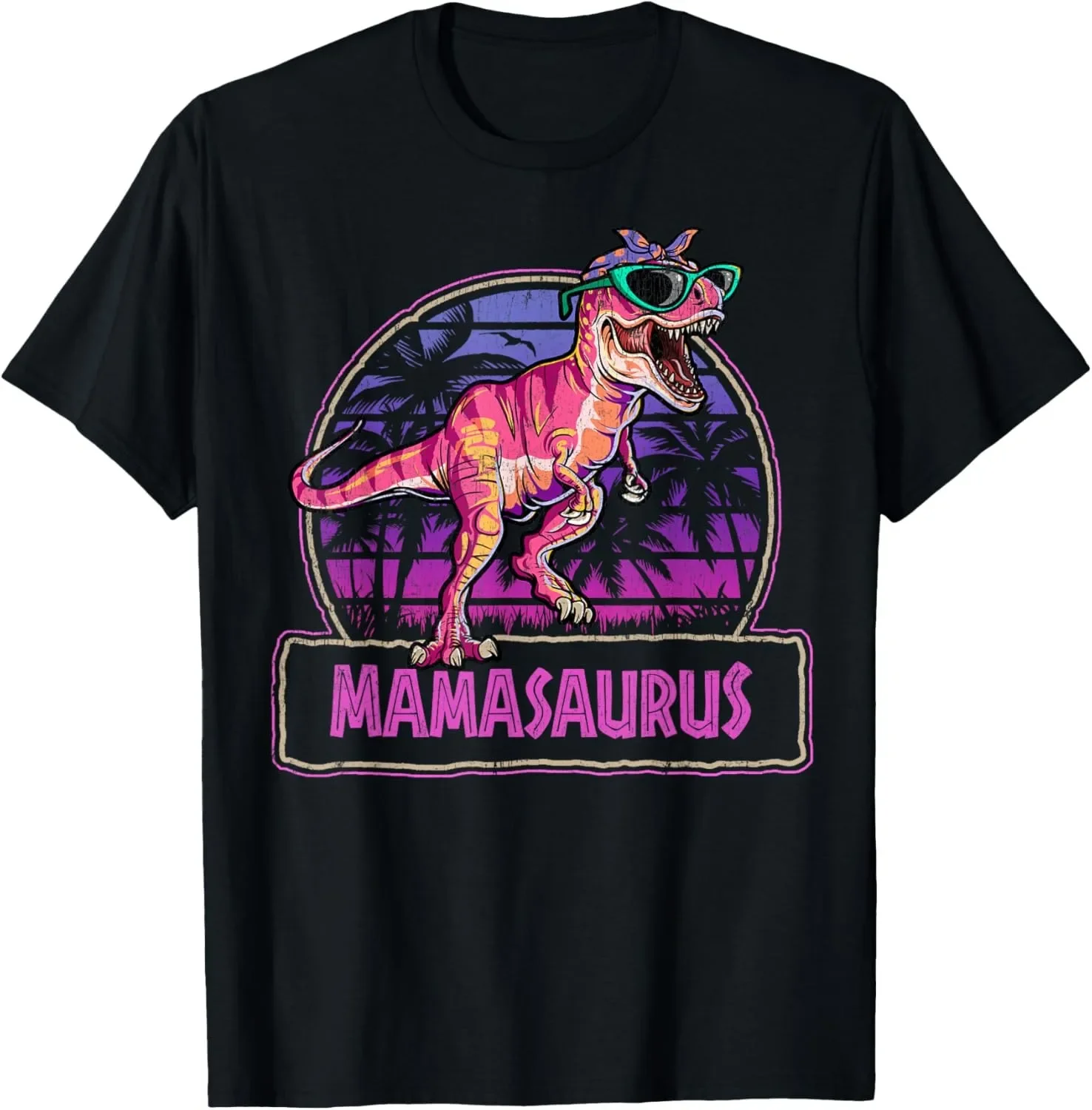 Mamasaurus T Rex Dinosaurier Mama Saurus Familie Passende Damen T-Shirts Lustiges Shirt Unisex Sommer Streetwear Tops Camisas – Detail 12
