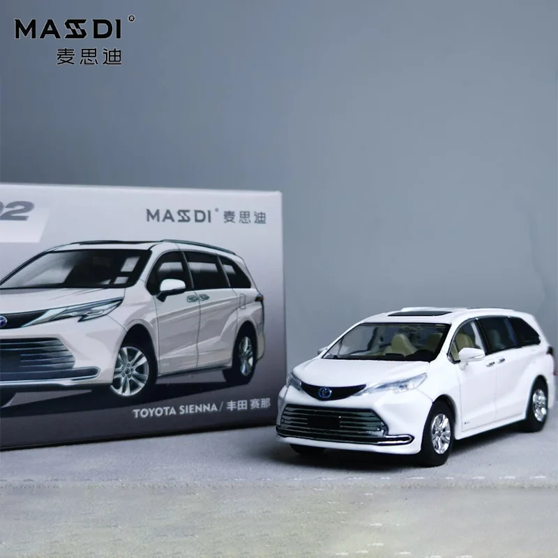 Neue Lager Masdi 1:64 Toyota Mvp Serie Sienna Hause Simulation Legierung Miniatur Statische Auto Modell Benutzerdefinierte Junge Spielzeug Geschenke Dekorationen