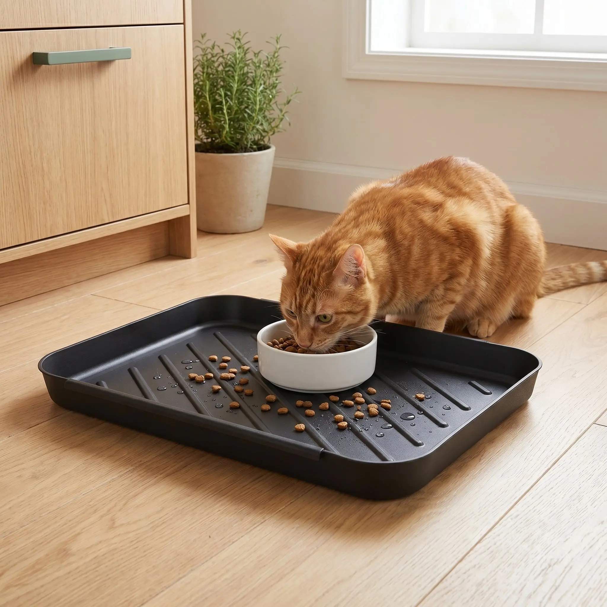 1Pcs Sturdy Stackable Plastic Serving Tray for Shoes Storage Cleaning Gardening Pet Care Bonsai Mat Entryway Living Room Floor