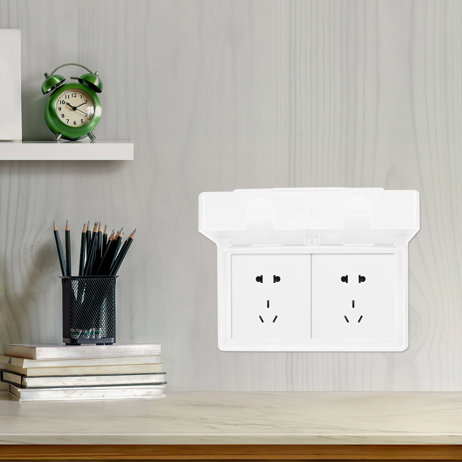 

Socket Outlet Receptacle Protector Adhesive Cover Weatherproof Outdoor Electrical Outlet Cover Receptacle Protector