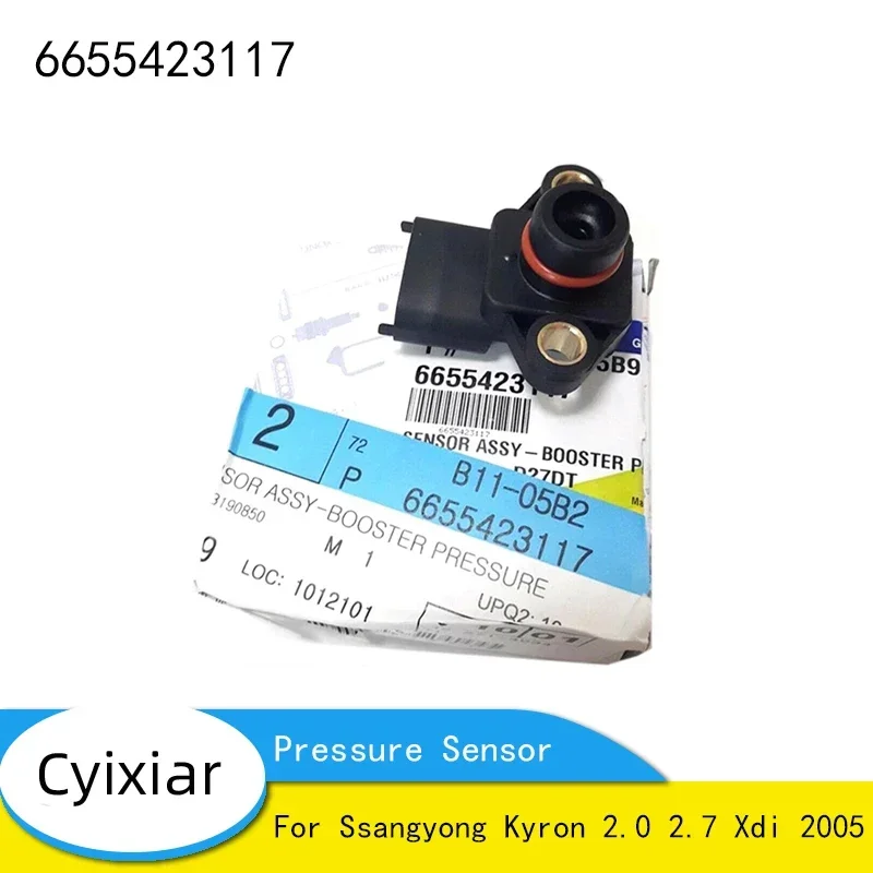 1Pcs Original Engine Booster Pressure MAP Sensor For Ssangyong Kyron 2.0 2.7 Xdi 2005 - 6655423117