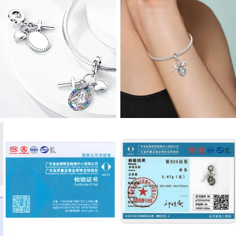 New 925 Sterling Silver Charms Beads Pendants Sun Moon Stars Magic Tarot Charms Fit Original Bracelets Women Fine Jewelry Gifts
