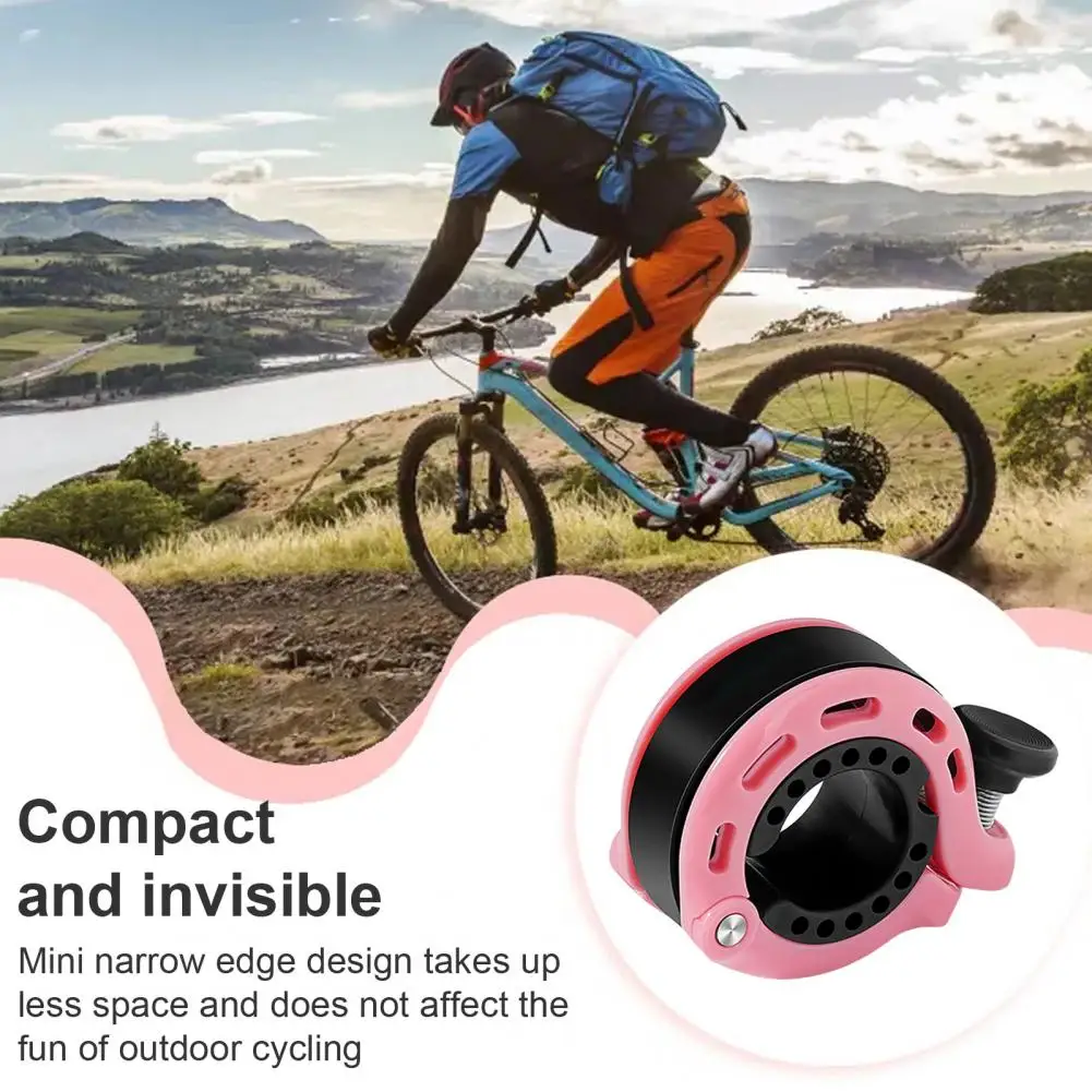 Mini Bike Bell 110dB Loud Sound Aluminum Alloy MTB Road Mountain Folding Bicycle Handlebar Alarm Bell Cycling Bike Accessories