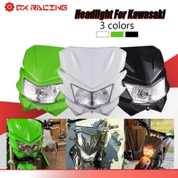 Headlight Universal Headlamp For Kawasaki KX250F KX250 450 KX450F KX KLX 450R 110-501 Enduro Pit Bike Motorcycle Head Light lamp