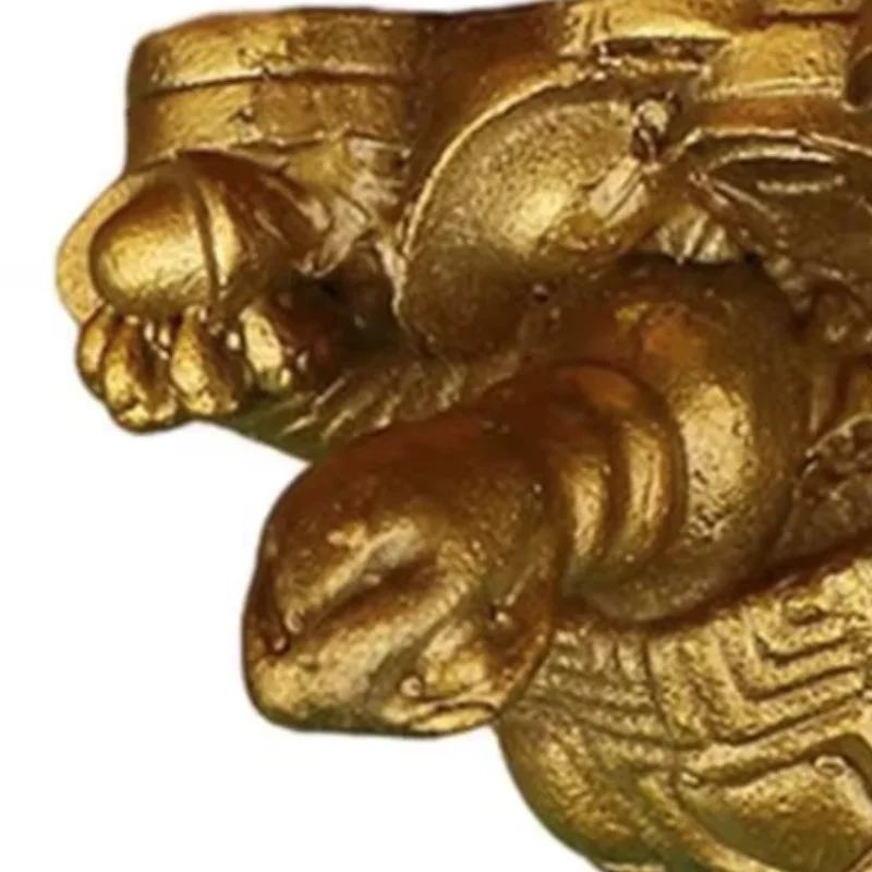 

Brass Turtle Figurine on Coins for Wealth And Blessings Lucky Decoration for Home Office Desk Feng Shui Gift