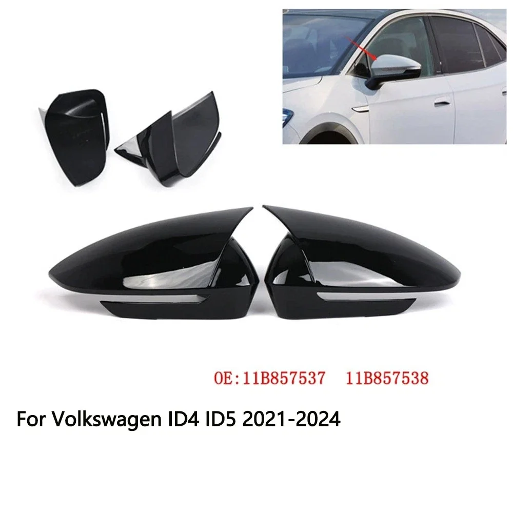 

For Skoda Enyaq iV Electric Motor 5AZ Car Rear View Mirror Cover Caps Shell For VW ID.4 ID.5 Electric Motor E21 E39 2021-2024