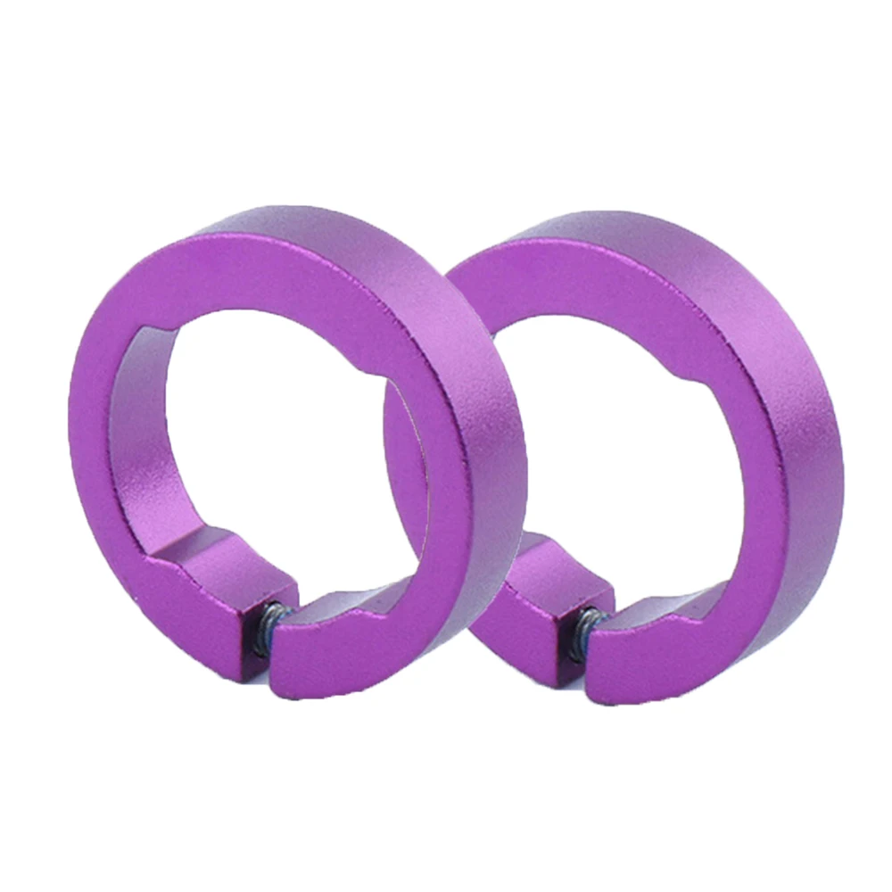 Road Bike Aluminum Alloy Cycling Accessories MTB Bicycle Grips Ring Handlebar Lock Ring Bike Grips Fixing Ring End Lock Rings