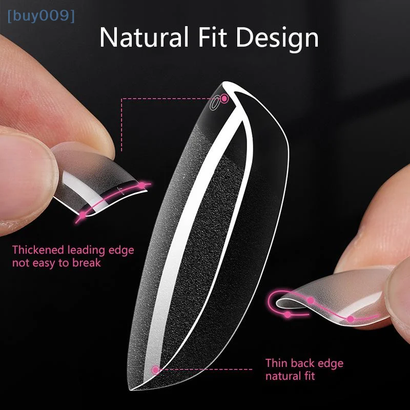 120/240 Uds. Puntas de uñas postizas cuadradas cortas semimate sin pulido Gel suave yema del dedo cubierta completa extensión de uñas postizas artificiales