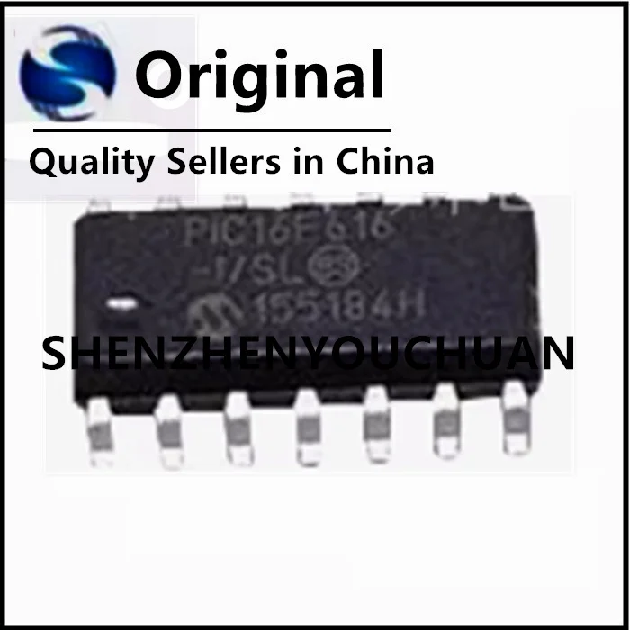 

PIC16F616-I/SL PIC 20MHz 2V~5.5V 11 3.5KB SOIC-14-150mil Microcontroller Units (MCUs/MPUs/SOCs) ROHS IC Chipset New Original