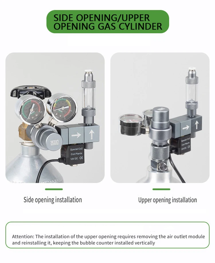 Aquarium DIY CO2-Regler Magnetventil Blasenzähler CO2-Kontrollsystem Fischbecken CO2-Druckminderer Ausrüstung – Detail 10