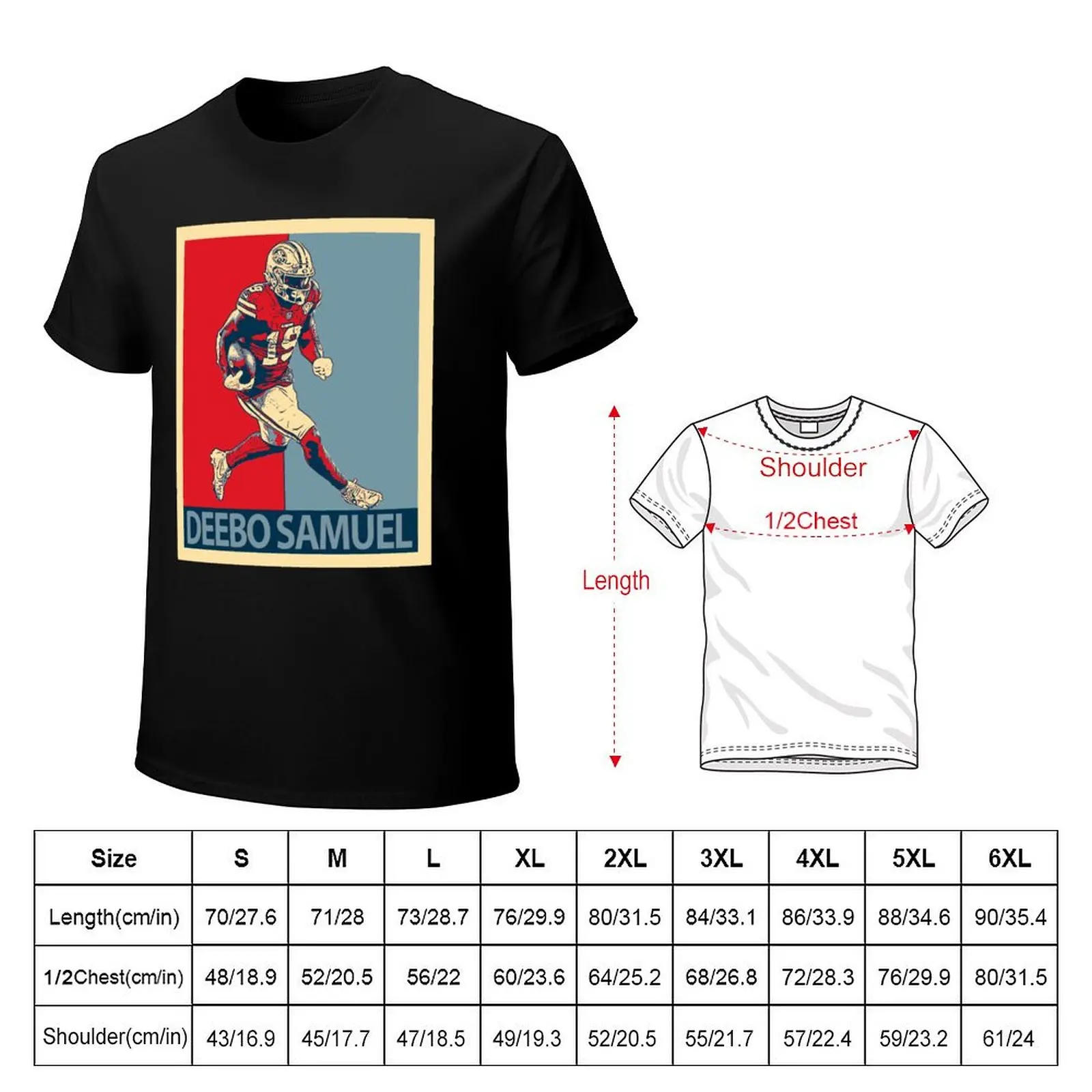 deebo samuel T-Shirt Work Wear Lightweight Tee