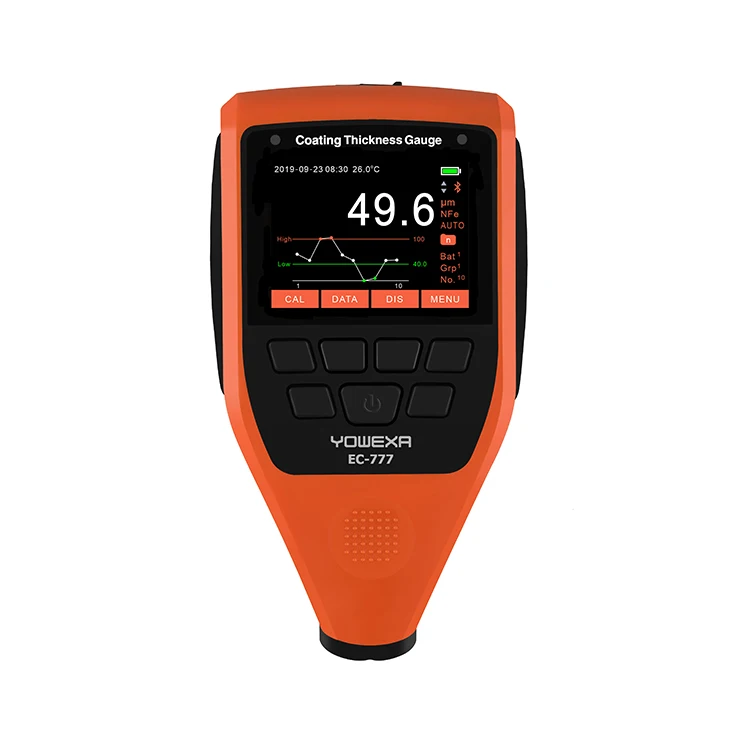 Extended range F5000um+N3000um EC-777  digital paint coating thickness gauge car paint detector