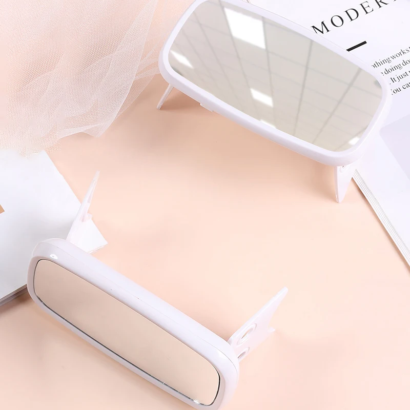 Lampa LED z lusterkiem do makijażu Wtyczka USB Lampa do suszenia paznokci UV Przenośna suszarka do żelowych lakierów do paznokci Narzędzia do manicure do użytku domowego