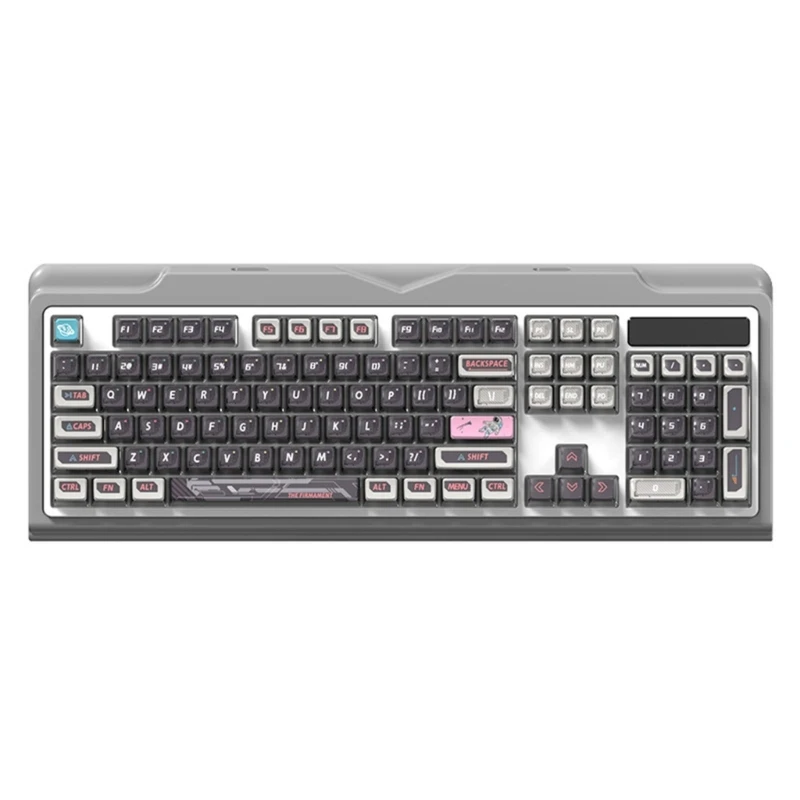 116Keys Keycaps PBT Through Effect Translucent Backlit Keycap for Mechanical Keyboards Enhances Typing