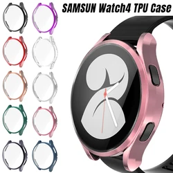 Protective Case for Samsung Galaxy Watch 4/5 40mm 44mm Soft TPU Anti-Scratch Bumper Screen Protector for Watch 5 44mm 40mm Cover