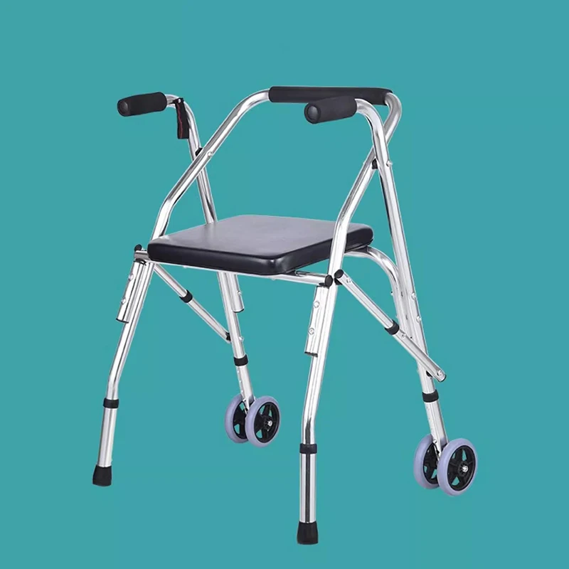 Chaises d'Assistance Portatives en Acier Inoxydable, Chariots à Usage Domestique, Mobilier pour Personnes Âgées