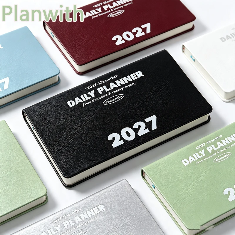 2027 Mini Pocket Planner,Flip Up Daily Journal Portable Weekly Agenda,Self Care Habit Tracker,Life Organizer,Back to School Gift