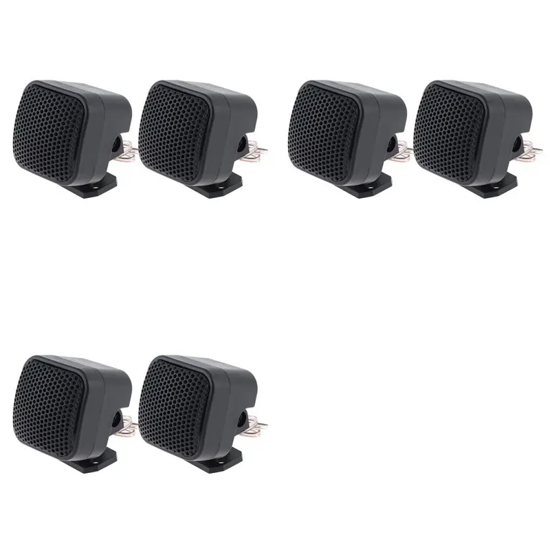 6Pcs 500W Mini High Efficiency Car Tweeter Speakers Auto Horn Audio Music Stereo Speaker For Car Audio System-A99D