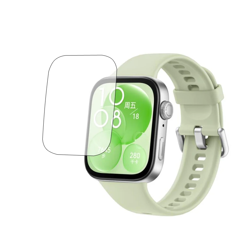 Мягкая прозрачная защитная пленка из ТПУ для смарт-часов Huawei Watch Fit 3, защита экрана дисплея, аксессуары для смарт-браслета Fit3, 5 шт.
