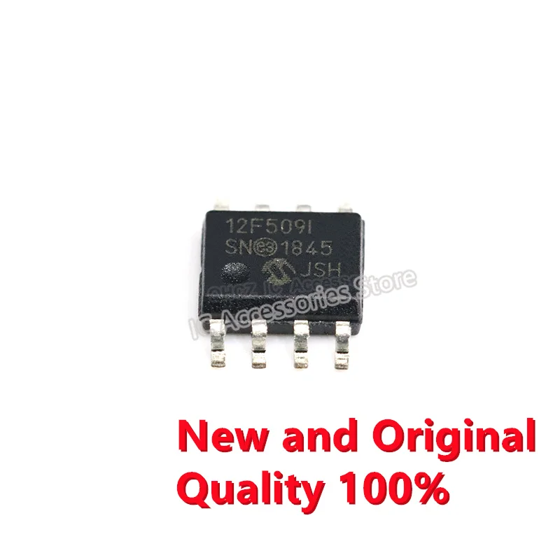 2PCS PIC12F509-I/SN Package SOIC-8 MCU Microcontroller Chip Brand New and Original