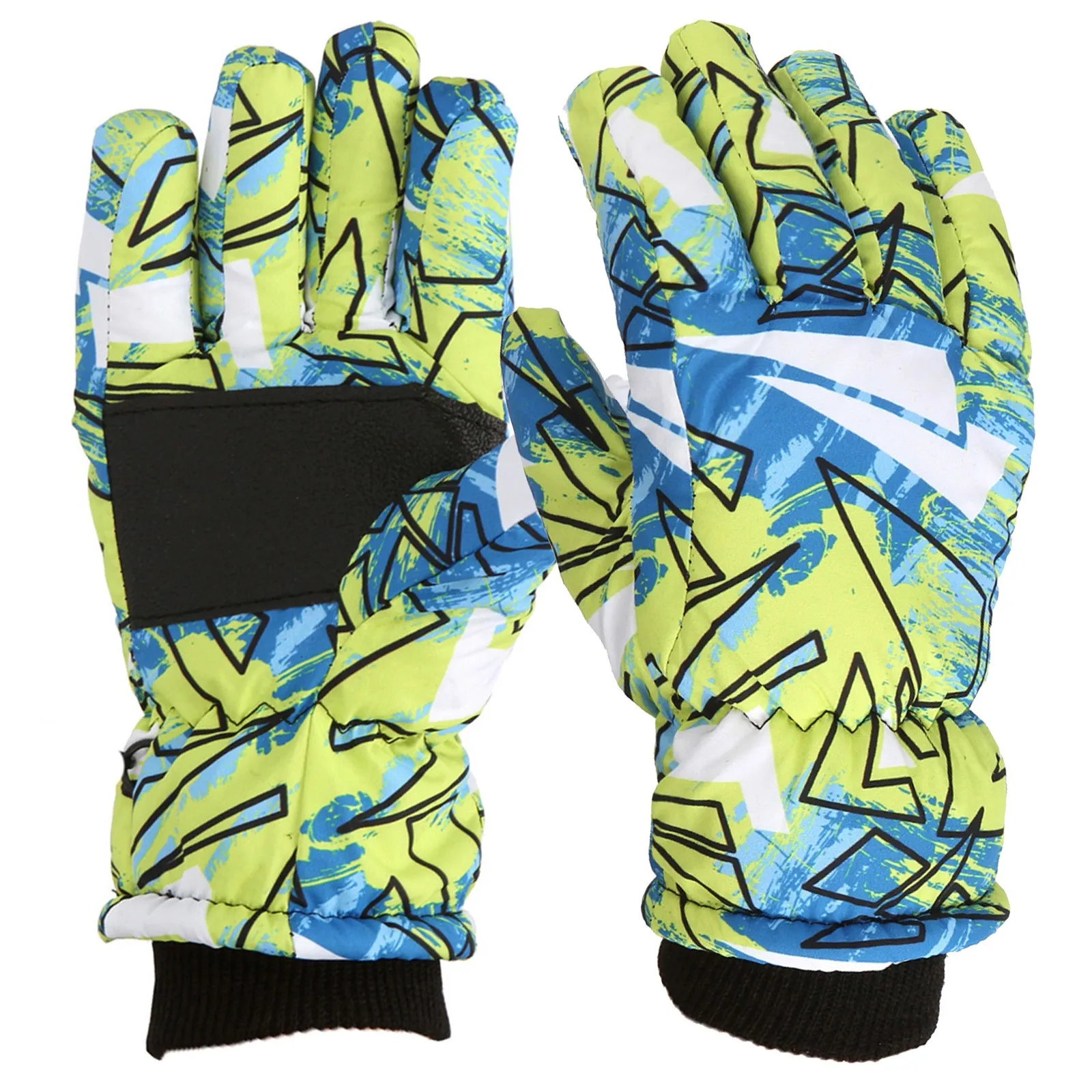 Ski Outdoor Size Snowboarding Snow Camouflage Kids Windproof Gloves Girls M/L Warm Boys Winter Skating Kids Snow Gloves Ages 3-4