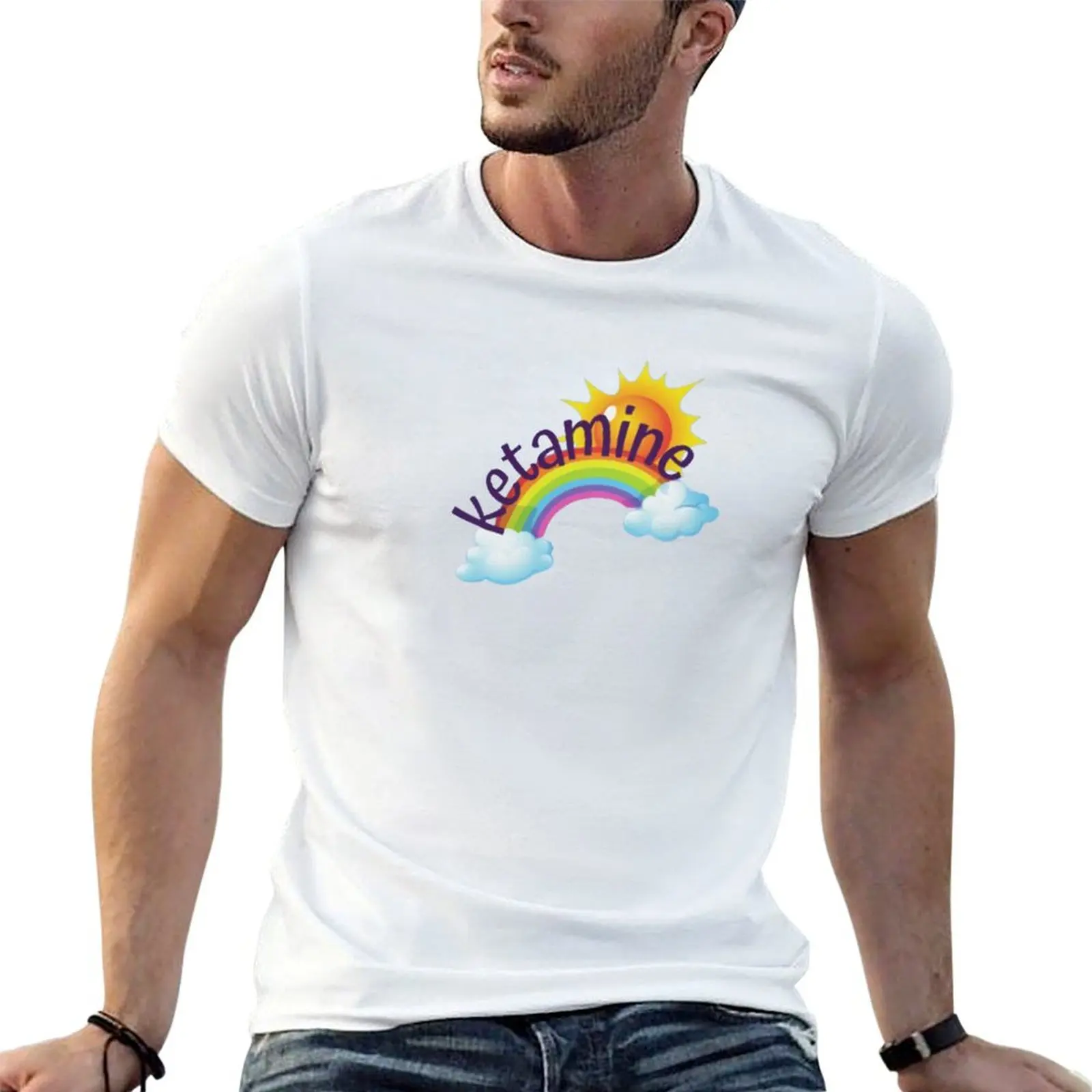 

Ketamine Inspired T-Shirt t shirt men 100% cotton luxury brand man t shirt cotton high quality T-Shirt