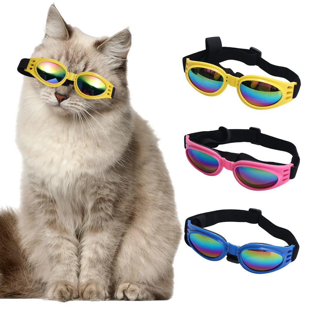 Puppy Waterproof Foldable Windproof Dog Protection Goggles Sunglasses UV Protection Pet Supplies
