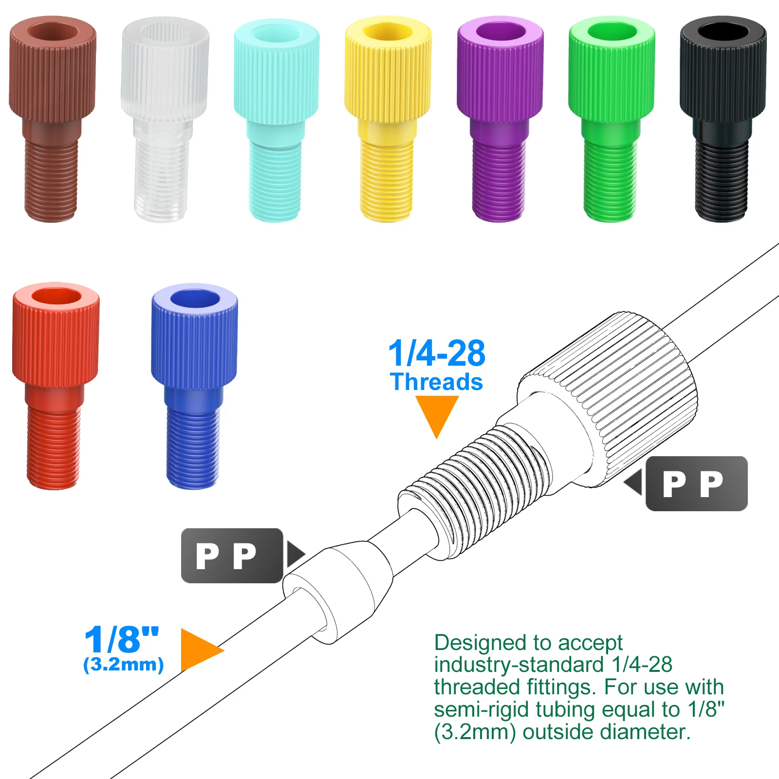 Port Cap Adapter 1/4\