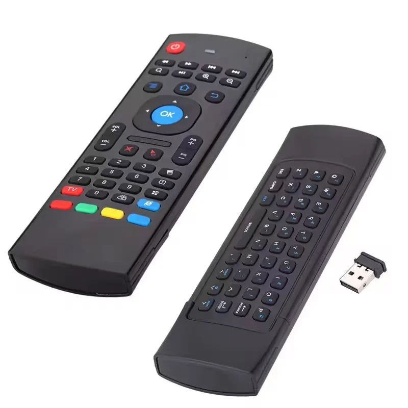 1piecesMX3 Air Mouse Mini Keyboard Wireless Remote 2.4G Multifunctional Fly Mouse with Infrared Learning for Android Smart TVBox